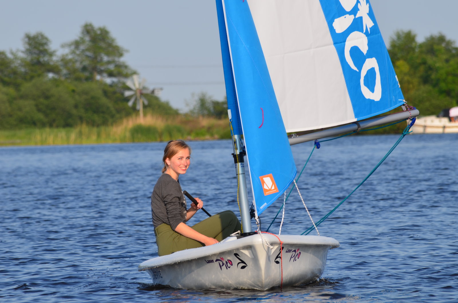 Laser Pico Segelboot mieten Holland Waterpark Terherne Friesland, Sneek